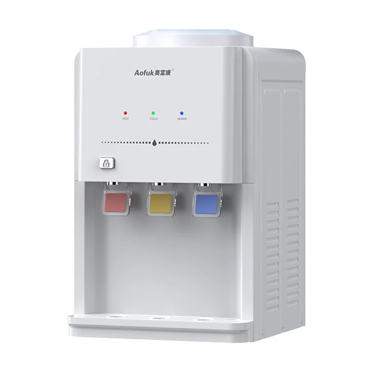 Dispensador de agua de escritorio fría y caliente