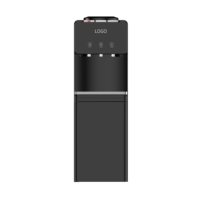 Dispensador de agua de carga superior de vidrio de pantalla grande